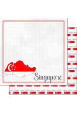 SCRAPBOOK CUSTOMS SCRAPBOOK CUSTOMS SINGAPORE ADVENTURE BORDER 12X12