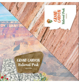 SCRAPBOOK CUSTOMS SCRAPBOOK CUSTOMS GRAND CANYON NATIONAL PARK WATERCOLOR 12X12