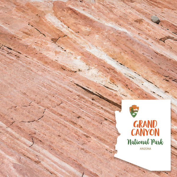 SCRAPBOOK CUSTOMS SCRAPBOOK CUSTOMS GRAND CANYON NATIONAL PARK WATERCOLOR 12X12