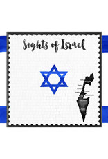 SCRAPBOOK CUSTOMS SCRAPBOOK CUSTOMS ISRAEL FLAG SIGHTS PAPER 12X12