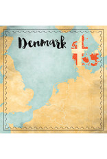 SCRAPBOOK CUSTOMS SCRAPBOOK CUSTOMS DENMARK MAP SIGHTS PAPER 12X12