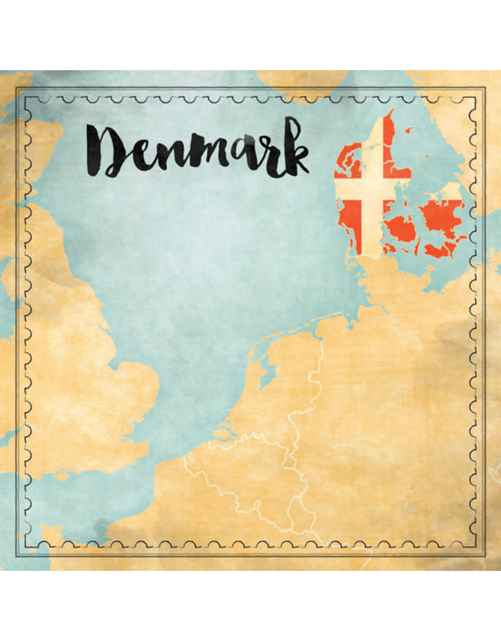 SCRAPBOOK CUSTOMS SCRAPBOOK CUSTOMS DENMARK MAP SIGHTS PAPER 12X12