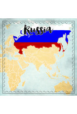 SCRAPBOOK CUSTOMS SCRAPBOOK CUSTOMS RUSSIA MAP SIGHTS PAPER 12X12