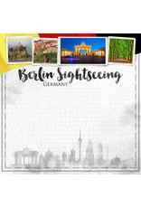 SCRAPBOOK CUSTOMS SCRAPBOOK CUSTOMS BERLIN CITY SIGHTS PAPER 12X12