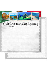 SCRAPBOOK CUSTOMS SCRAPBOOK CUSTOMS CABO SAN LUCAS CITY SIGHTS PAPER 12X12