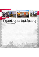 SCRAPBOOK CUSTOMS SCRAPBOOK CUSTOMS COPENHAGEN CITY SIGHTS PAPER 12X12