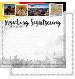 SCRAPBOOK CUSTOMS SCRAPBOOK CUSTOMS HAMBURG CITY SIGHTS PAPER 12X12