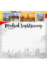 SCRAPBOOK CUSTOMS SCRAPBOOK CUSTOMS MADRID CITY SIGHTS PAPER 12X12