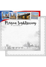 SCRAPBOOK CUSTOMS SCRAPBOOK CUSTOMS PRAGUE CITY SIGHTS PAPER 12X12
