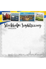 SCRAPBOOK CUSTOMS SCRAPBOOK CUSTOMS STOCKHOLM CITY SIGHTS PAPER 12X12