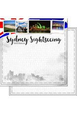 SCRAPBOOK CUSTOMS SCRAPBOOK CUSTOMS SYDNEY CITY SIGHTS PAPER 12X12