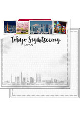 SCRAPBOOK CUSTOMS SCRAPBOOK CUSTOMS TOKYO CITY SIGHTS PAPER 12X12
