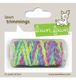 LAWN FAWN LAWN FAWN LAWN TRIMMINGS UNICORN TAIL SPARKLE HEMP CORD 21YDS