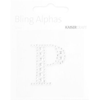 KAISERCRAFT KAISERCRAFT P 1.375" ALPHABET BLING