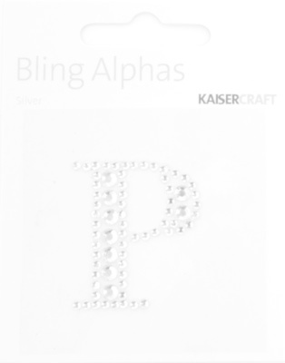 KAISERCRAFT KAISERCRAFT P 1.375" ALPHABET BLING