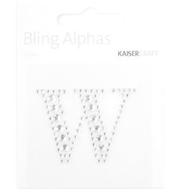 KAISERCRAFT KAISERCRAFT W 1.375" ALPHABET BLING