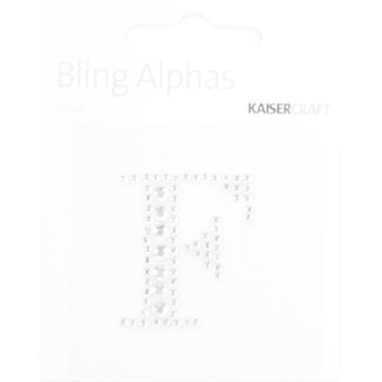 KAISERCRAFT KAISERCRAFT F 1.375" ALPHABET BLING