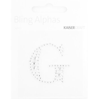 KAISERCRAFT KAISERCRAFT G 1.375" ALPHABET BLING