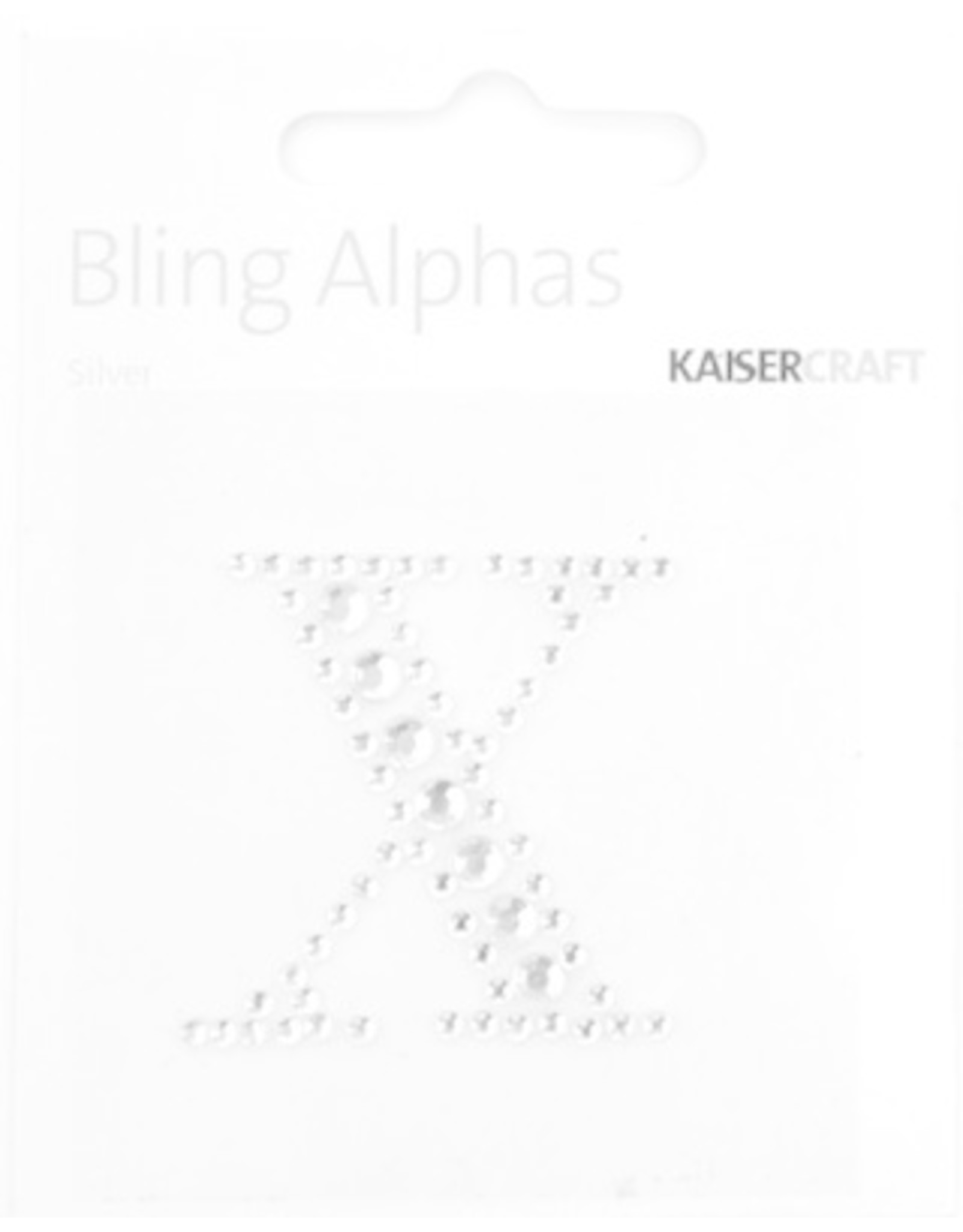 KAISERCRAFT KAISERCRAFT X 1.375" ALPHABET BLING