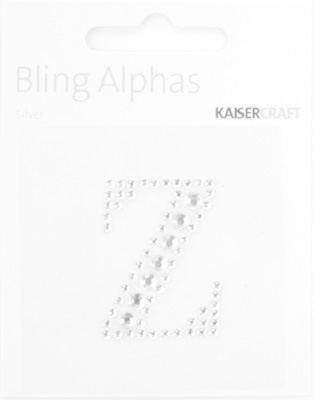 KAISERCRAFT KAISERCRAFT Z 1.375" ALPHABET BLING