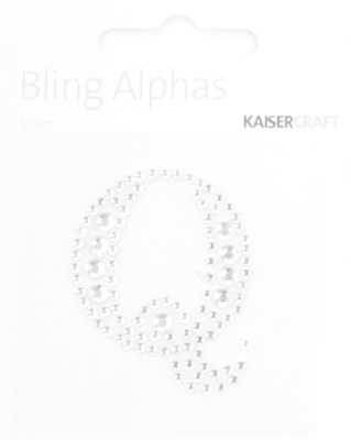 KAISERCRAFT KAISERCRAFT Q 1.375" ALPHABET BLING