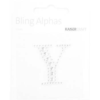 KAISERCRAFT KISERCRAFT Y 1.375" ALPHABET BLING