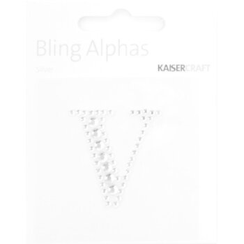 KAISERCRAFT KAISERCRAFT V 1.375"ALPHABET BLING