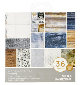 KAISERCRAFT KAISERCRAFT WORKSHOP 6.5x6.5 PAPER PAD