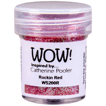 WOW! WOW! ROCKIN RED EMBOSSING GLITTER 0.5OZ