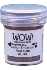 WOW! WOW! MARION EMBERSON ROSE GOLD EMBOSSING POWDER 0.5OZ