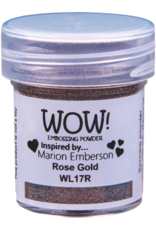 WOW! WOW ROSE GOLD EMBOSSING POWDER 0.5OZ