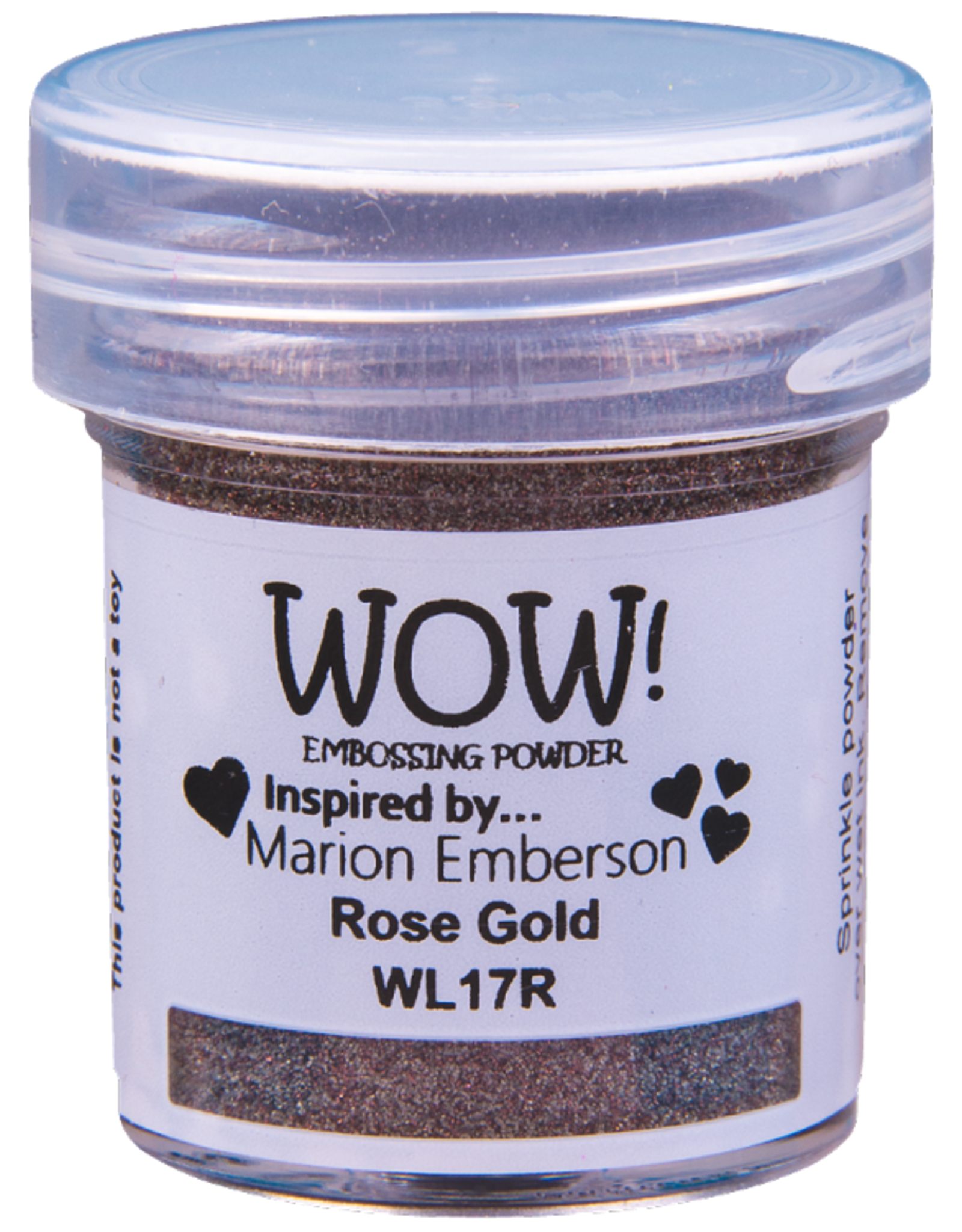 WOW! WOW! MARION EMBERSON ROSE GOLD EMBOSSING POWDER 0.5OZ