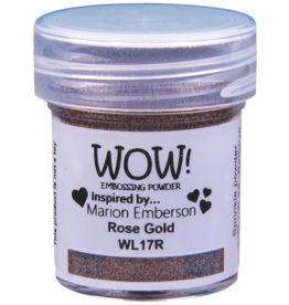 WOW! WOW! MARION EMBERSON ROSE GOLD EMBOSSING POWDER 0.5OZ