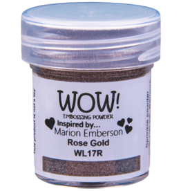 WOW! WOW ROSE GOLD EMBOSSING POWDER 0.5OZ
