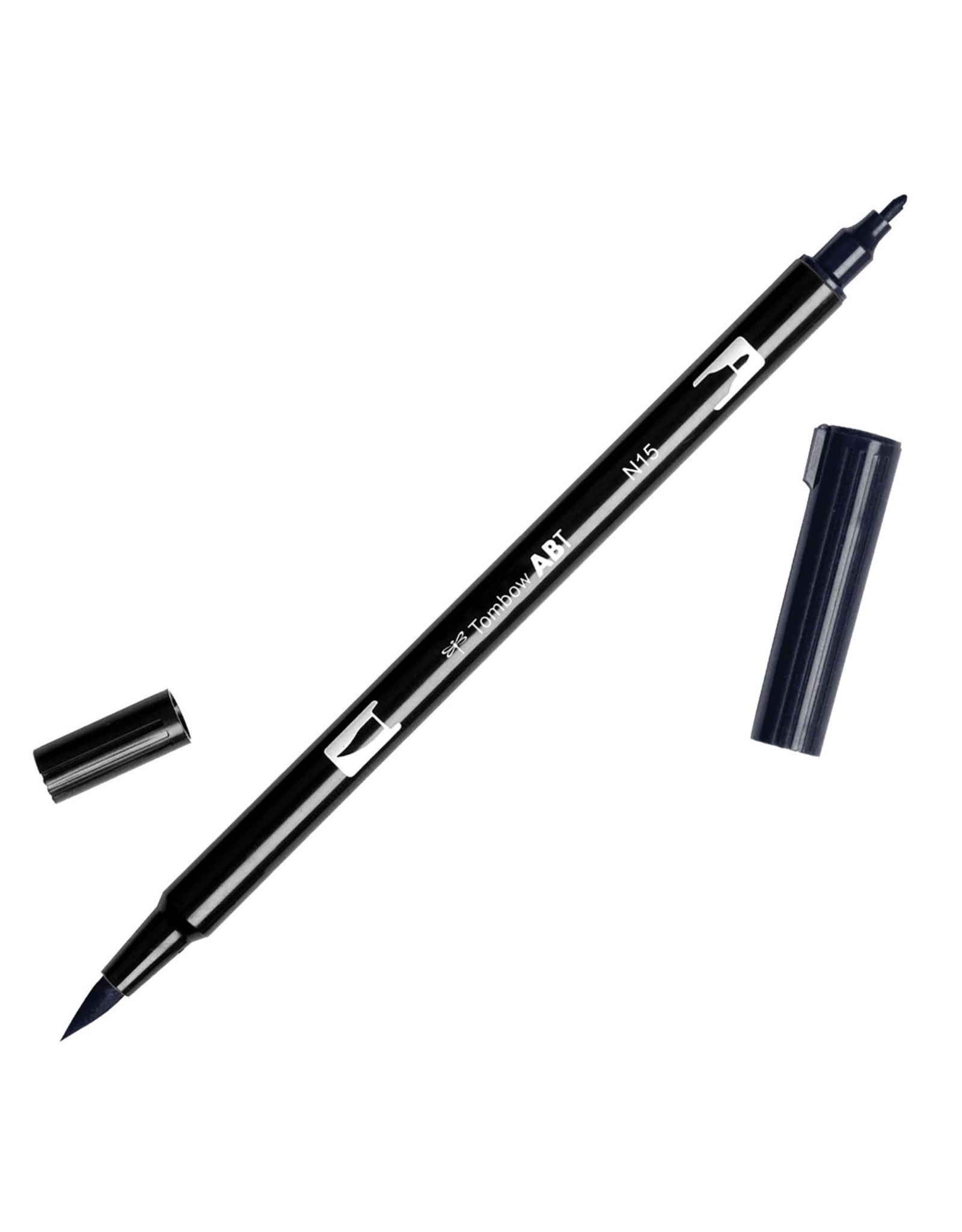 TOMBOW TOMBOW ABT-N15 BLACK DUAL BRUSH MARKER