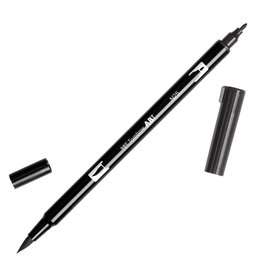TOMBOW TOMBOW ABT-N25 LAMP BLACK DUAL BRUSH MARKER