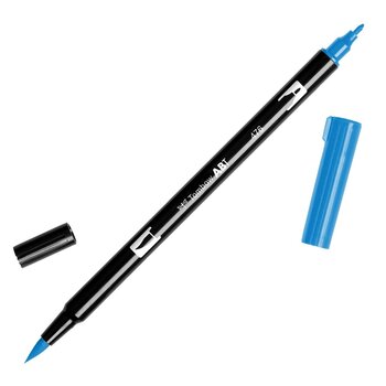 TOMBOW TOMBOW ABT-476 CYAN DUAL BRUSH MARKER