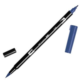 TOMBOW TOMBOW ABT-569 JET BLUE DUAL BRUSH MARKER