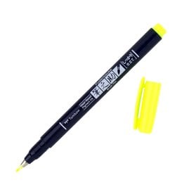 TOMBOW TOMBOW FUDENOSUKE NEON YELLOW BRUSH PEN