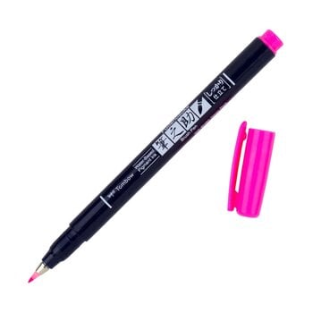 TOMBOW TOMBOW FUDENOSUKE NEON PINK BRUSH PEN