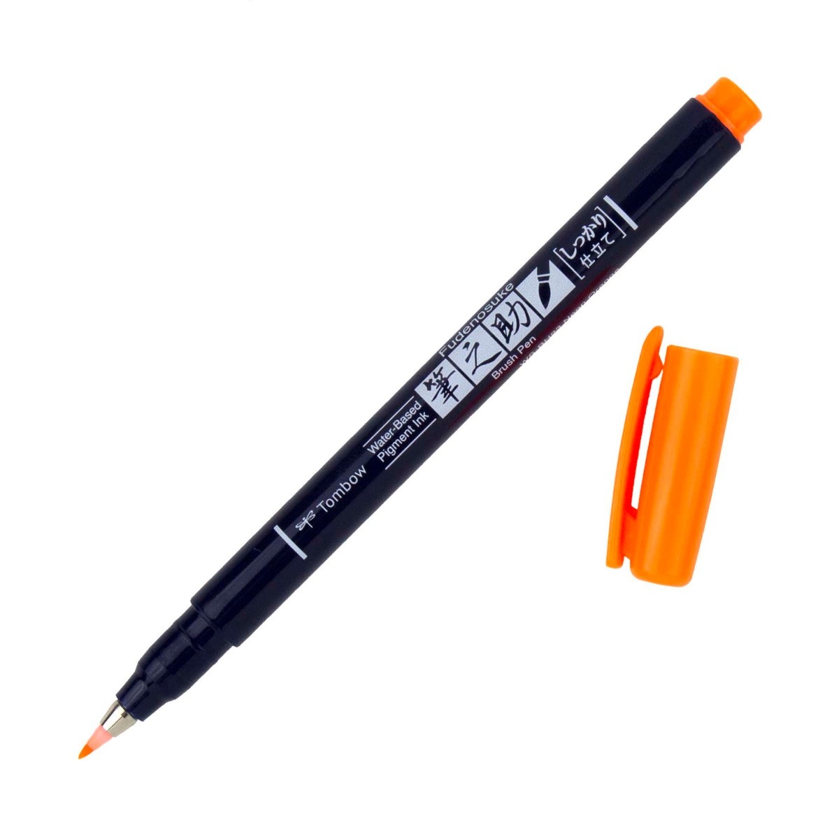 TOMBOW TOMBOW FUDENOSUKE NEON ORANGE BRUSH PEN