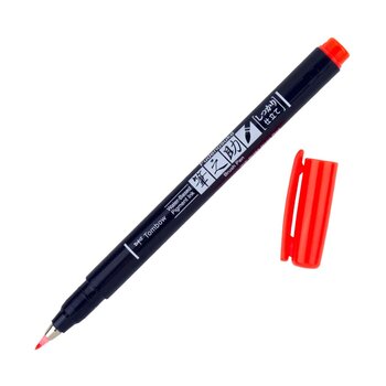 TOMBOW TOMBOW FUDENOSUKE NEON RED BRUSH PEN