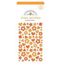 DOODLEBUG DESIGN DOODLEBUG DESIGN TANGERINE CONFETTI SHAPE SPRINKLES
