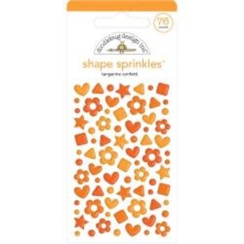 DOODLEBUG DESIGN DOODLEBUG DESIGN TANGERINE CONFETTI SHAPE SPRINKLES