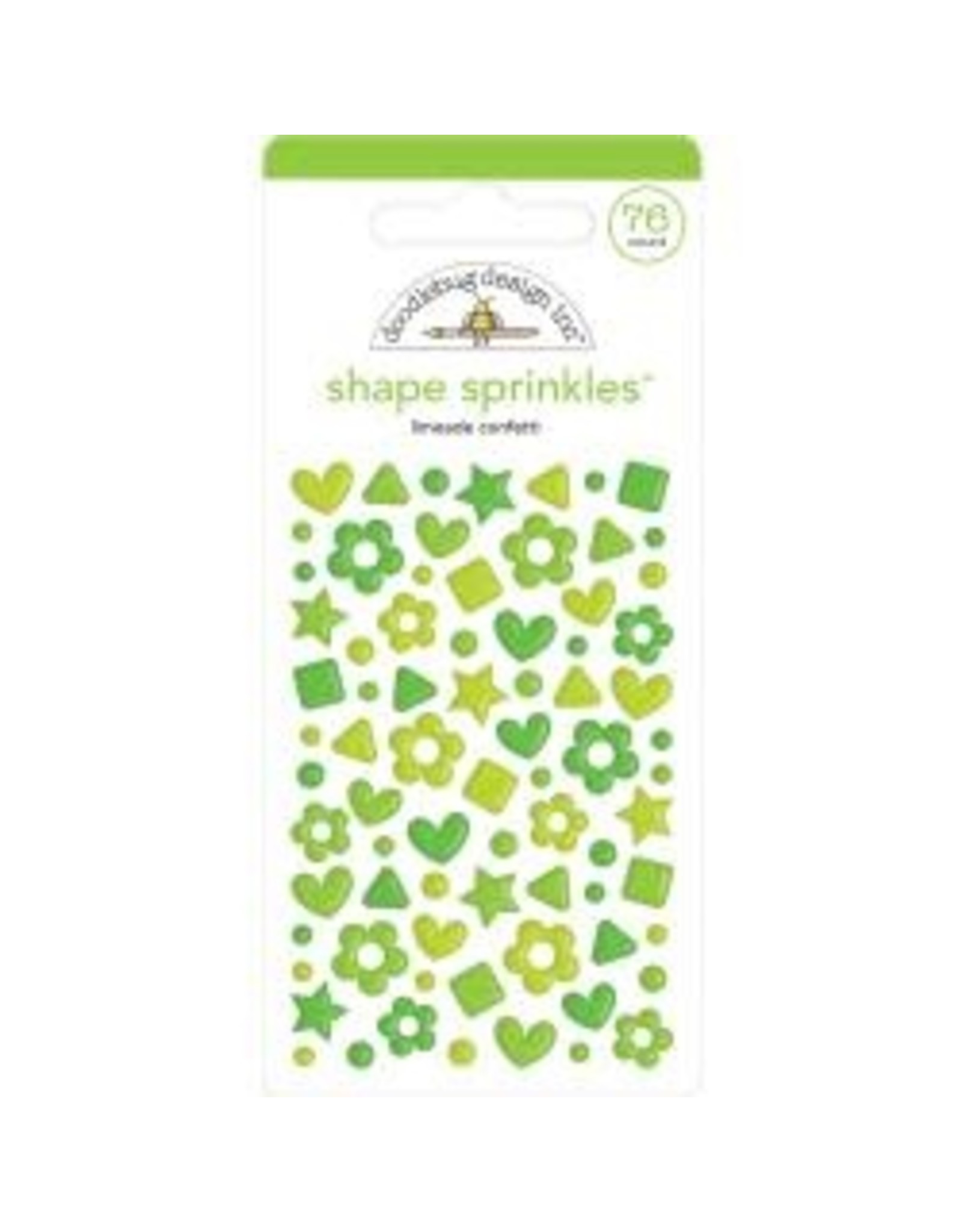 DOODLEBUG DESIGN DOODLEBUG DESIGN LIMEADE CONFETTI SHAPE SPRINKLES