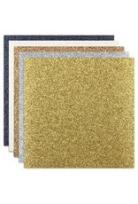 ET CETERA ET CETERA METALLICS 12x12 GLITTER CARDSTOCK 10 SHEETS