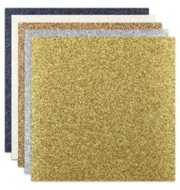 ET CETERA ET CETERA METALLICS 12x12 GLITTER CARDSTOCK 10 SHEETS