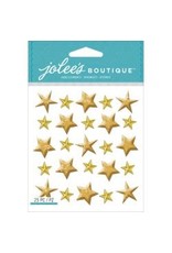 JOLEE’S JOLEES 3D GOLD STARS REPEAT STICKERS 25 PK