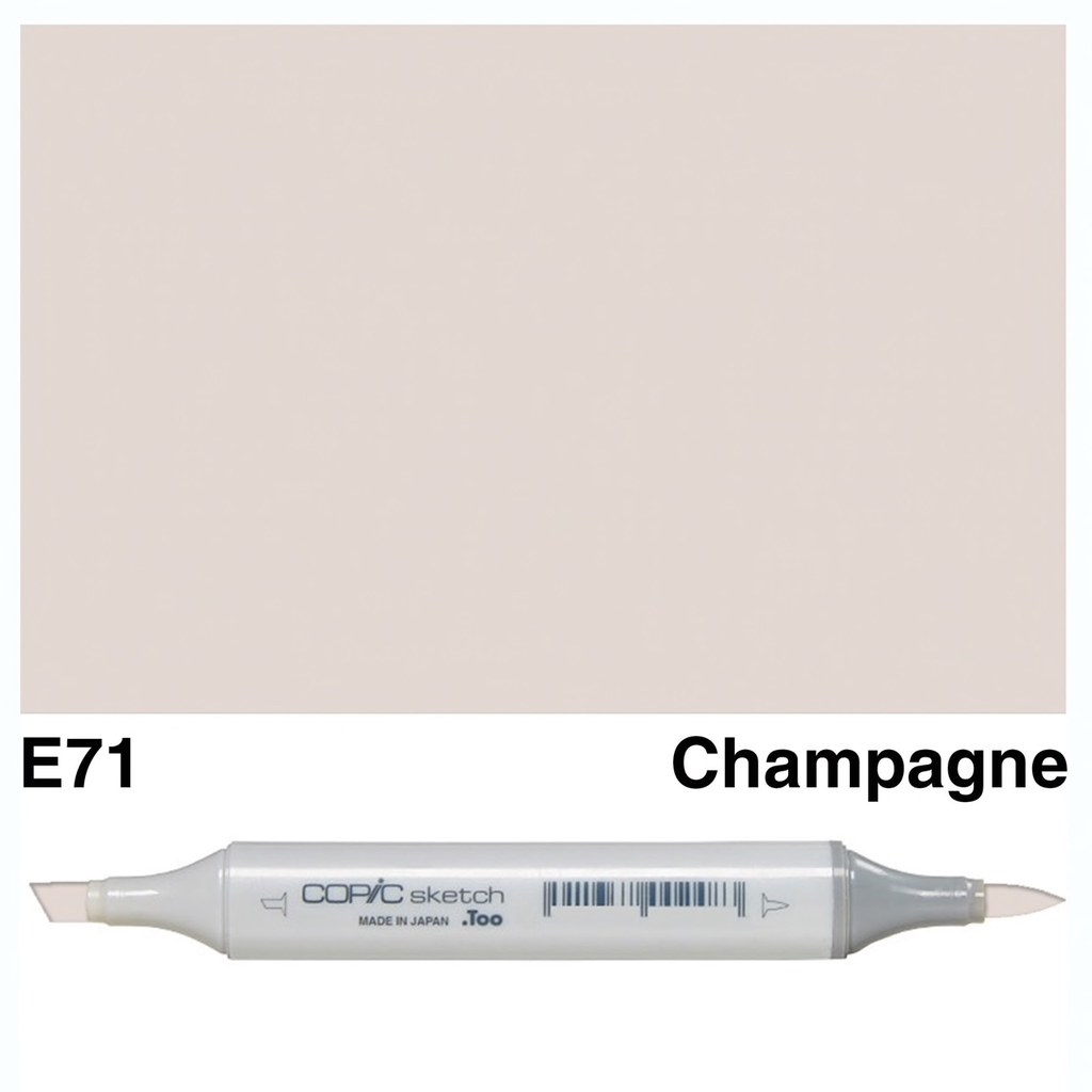 COPIC COPIC E71 CHAMPAGNE SKETCH MARKER