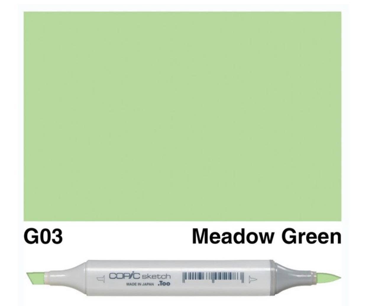 COPIC COPIC G03 MEADOW GREEN SKETCH MARKER
